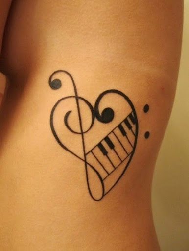 386x512 Cool Music Tattoo Designs And Ideas - Music Tattoo Drawings
