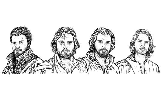 540x341 musketeer boys - Musketeer Drawing
