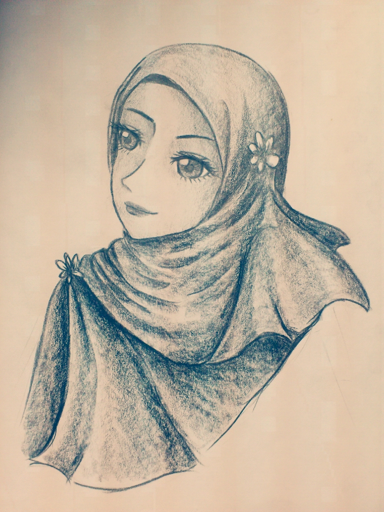 Muslim Girl Drawing at Explore collection of