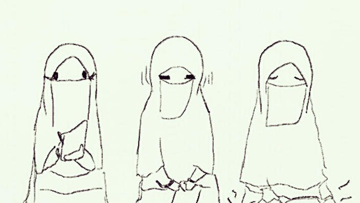 704x396 from victims to supects muslim women since sbs life - Muslim Woman Drawing