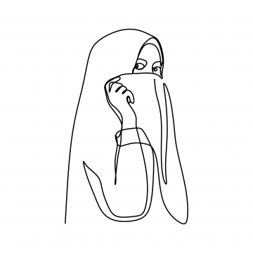 360x360 muslim woman png images vectors and free download - Muslim Woman Drawing