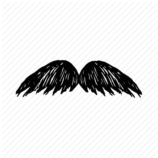 512x512 drawing, drawn, hair, hand, man, moustache, mustache icon - Mustache Drawing