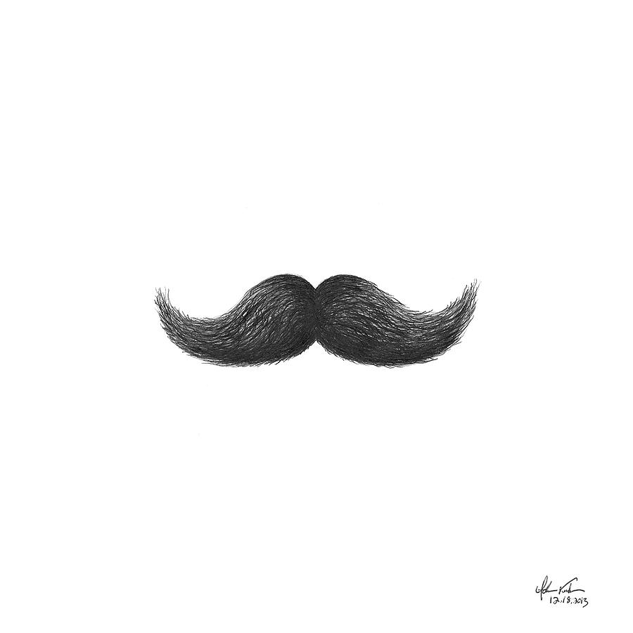 900x900 mustache drawing - Mustache Drawing