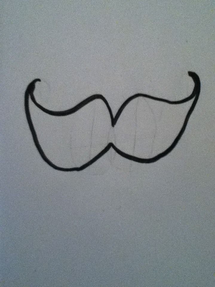 720x960 mustache drawing - Mustache Drawing