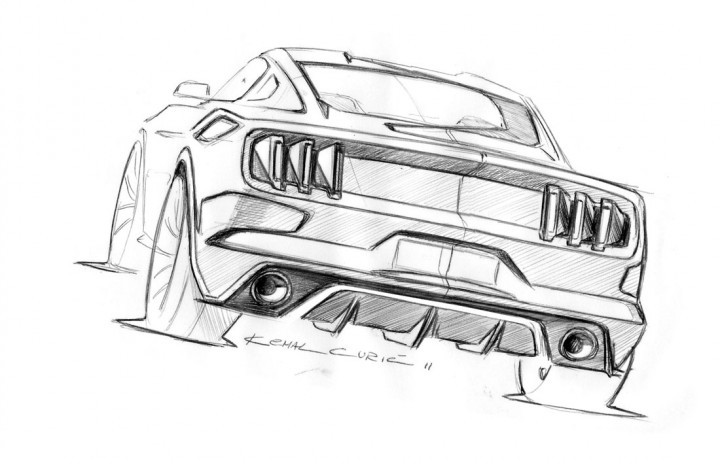 720x459 interview with mustang designer kemal - Mustang Car Drawing