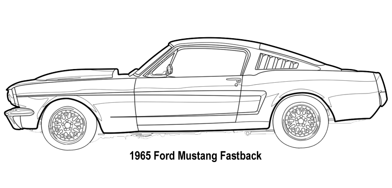 800x384 the ford mustang is an automobile manufactured - Mustang Drawing