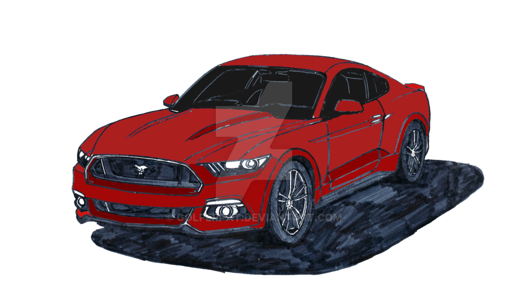 Mustang Outline Drawing at Explore collection of