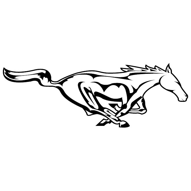 660x660 Mustang Emblem Drawing - Mustang Emblem Drawing