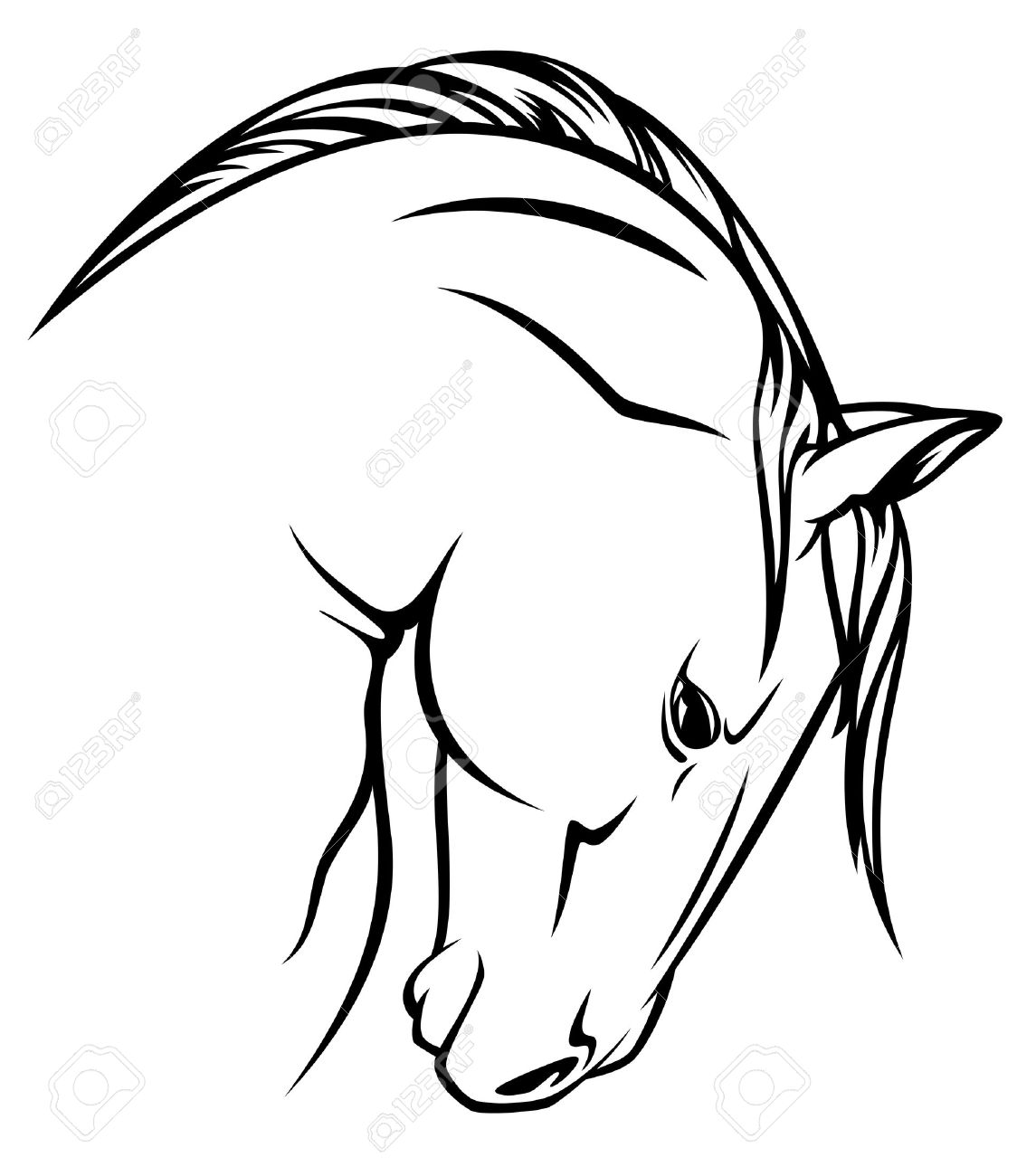 1124x1300 mustang horse black and white clipart collection - Mustang Horse Line Drawing