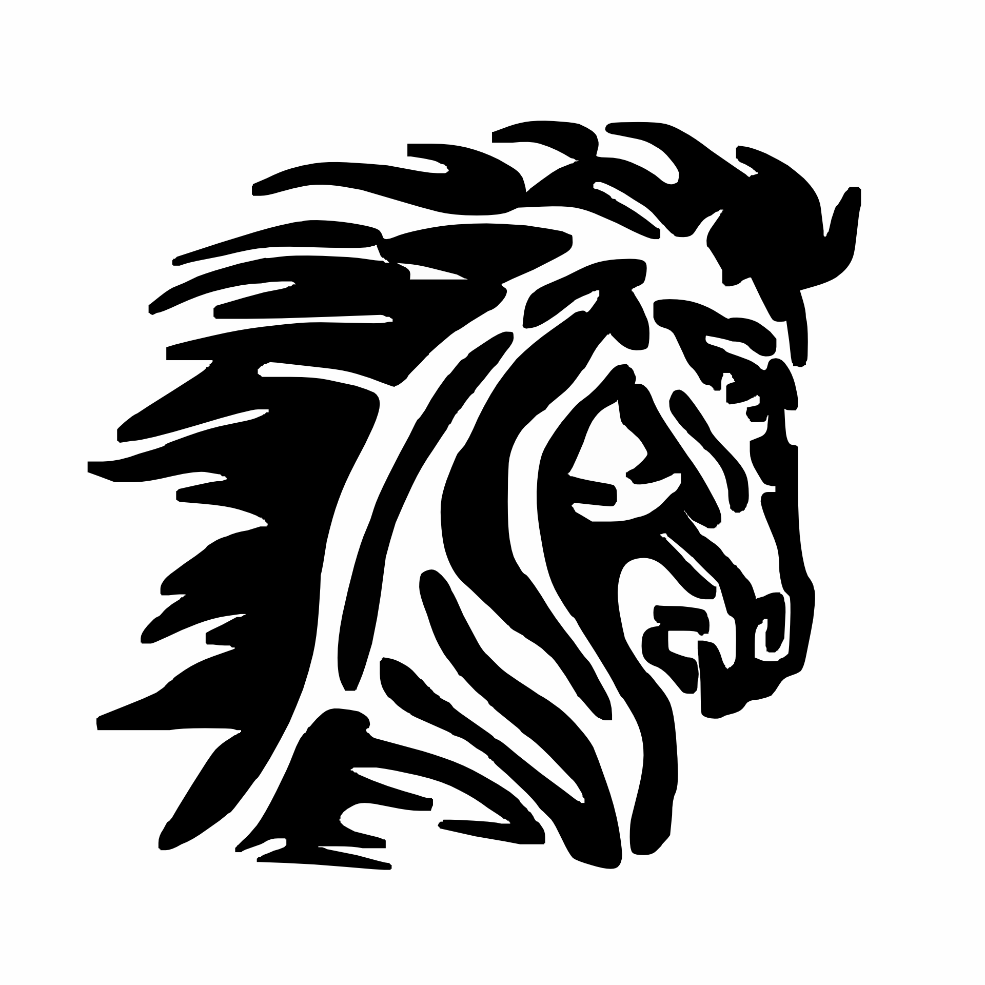 1920x1920 mustang horse logo drawing free image - Mustang Logo Drawing