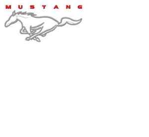 300x276 Pc Custom - Mustang Logo Drawing