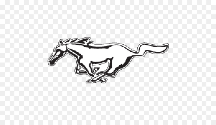 900x520 Car, Drawing, White, Transparent Png Image Clipart Free Download - Mustang Logo Drawing