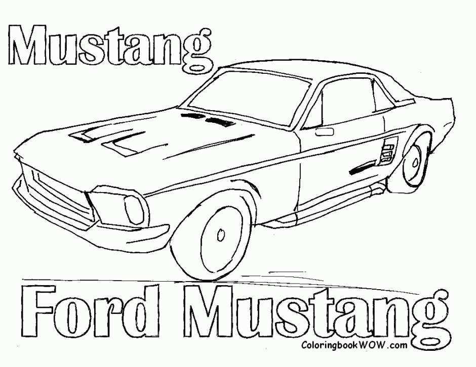 940x726 mustang gt coloring pages luxury ford gt coloring pages image - Mustang Outline Drawing