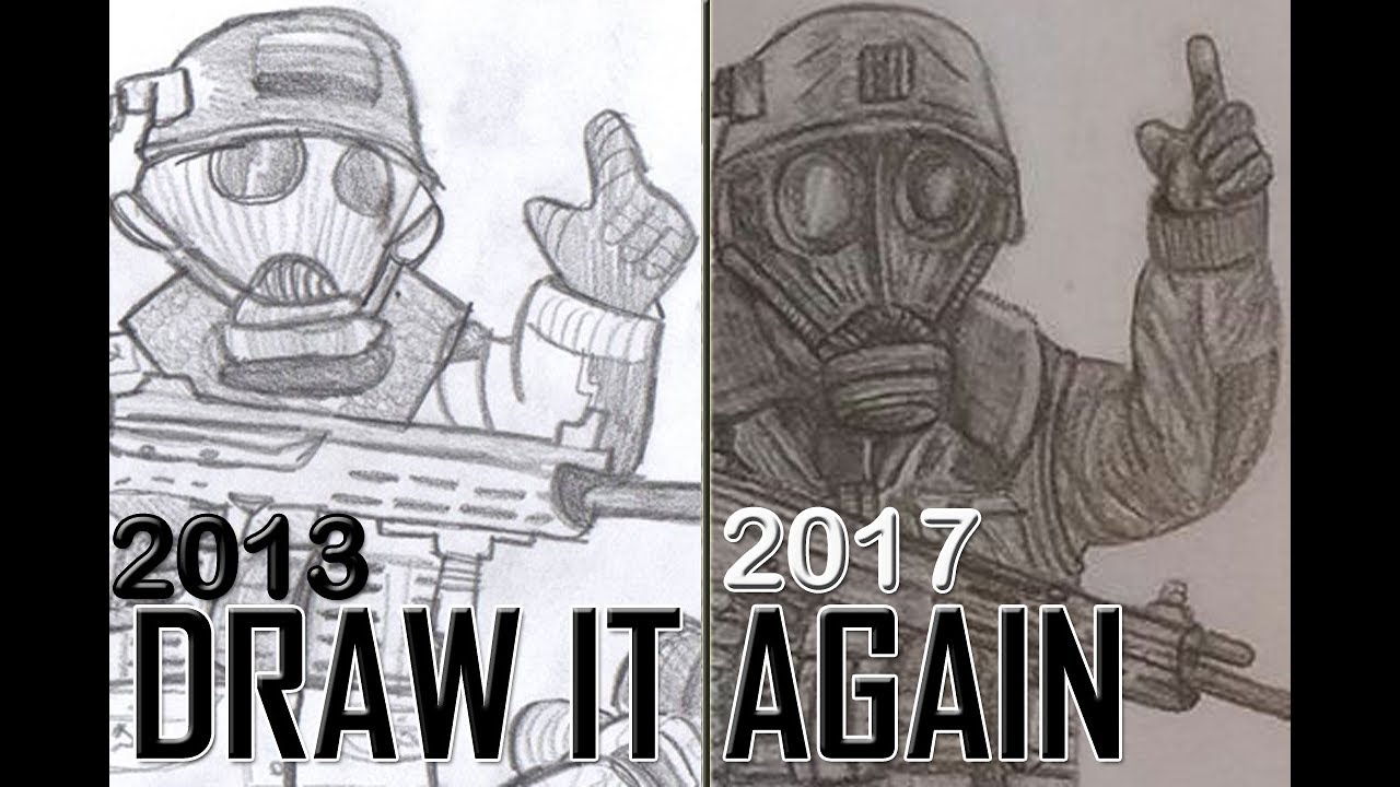 1280x720 draw it again challange speed draw spetsnaz - Mw3 Drawing