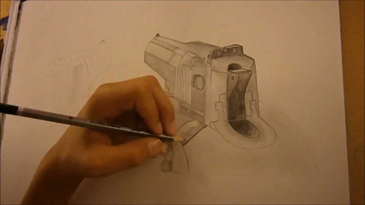 1280x720 Speed Drawing Desert Eagle Akimbo! - Mw3 Drawing
