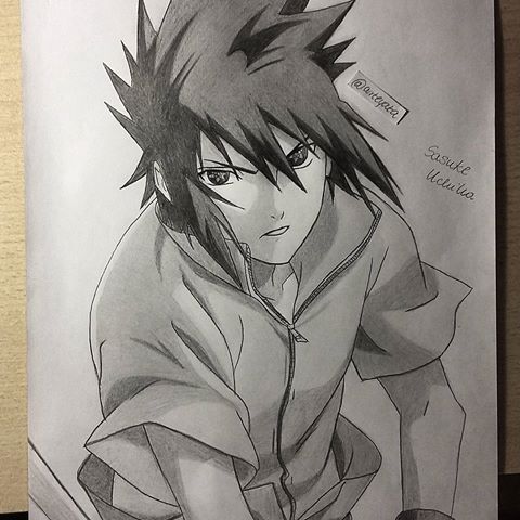 480x480 my drawing of sasuke uchiha, naruto hope you like it! make sure - My Anime Drawings