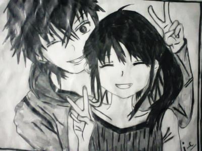 400x300 My First Anime Drawing - My Anime Drawings