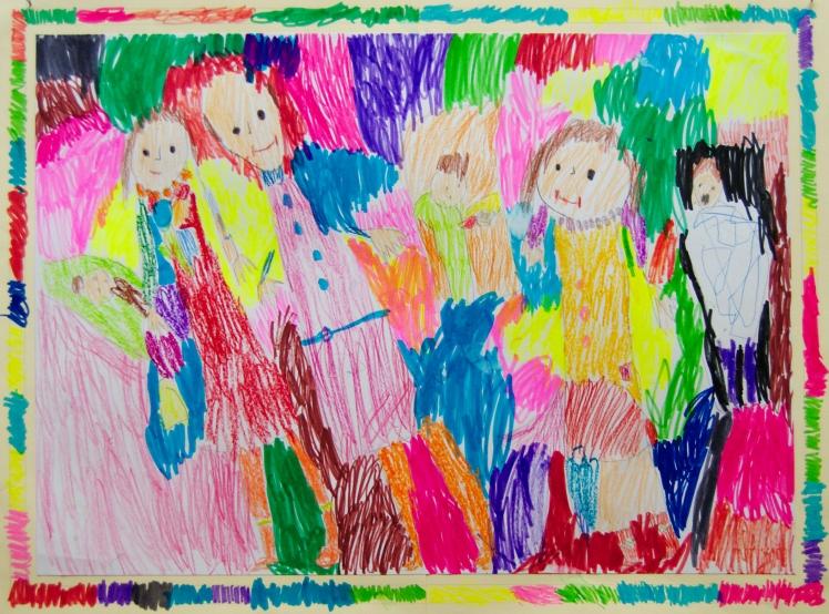 748x554 my family my family drawings pictures drawings ideas for kids - My Family Drawing