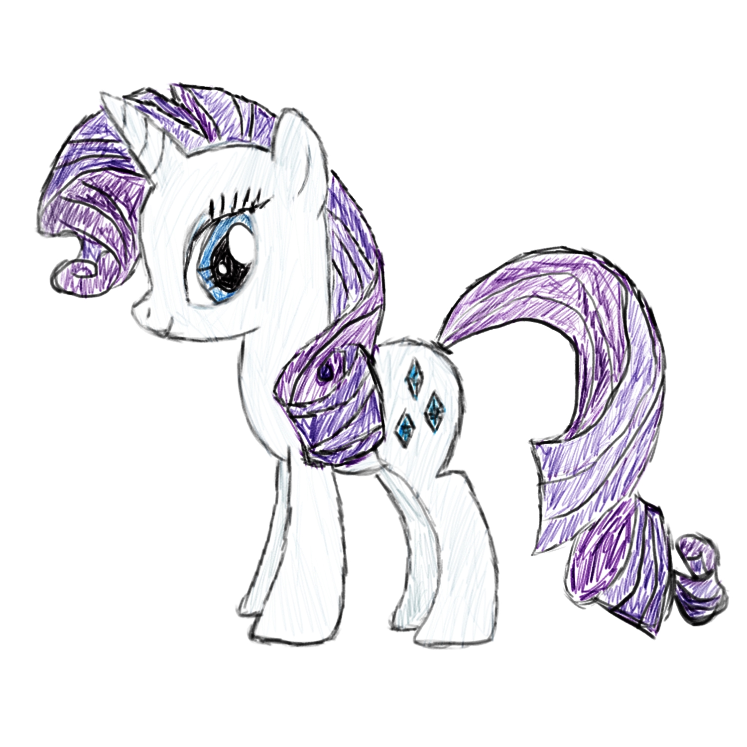1500x1500 rarity drawing my little pony friendship is magic know your meme - My Little Pony Drawing