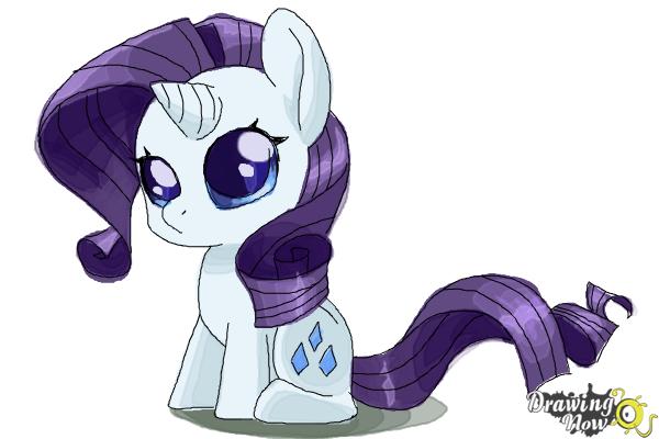600x400 how to draw chibi rarity from my little pony friendship is magic - My Little Pony Drawing