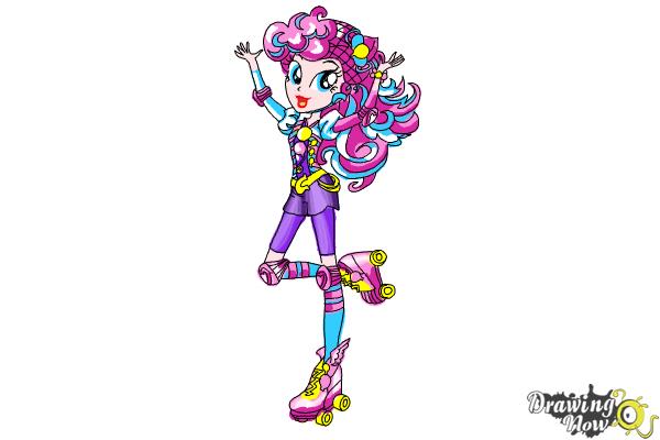 600x400 how to draw pinkie pie from my little pony equestria girls - My Little Pony Drawing Games