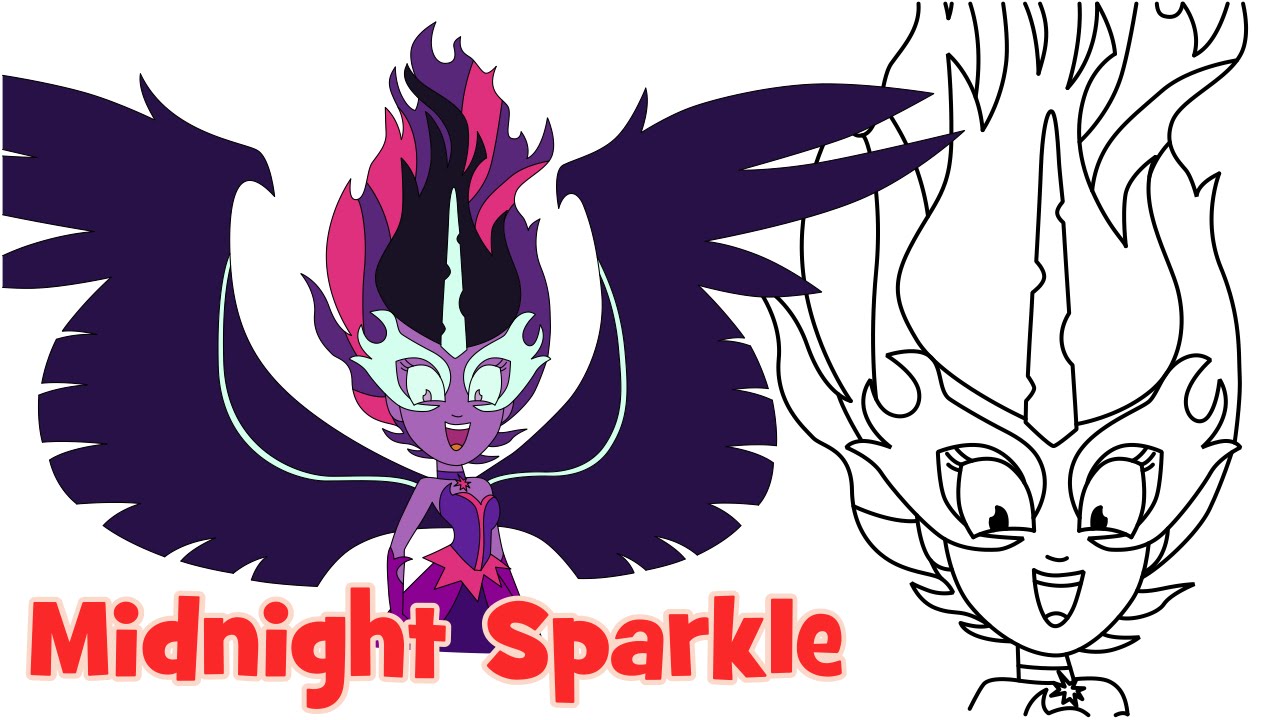 1280x720 how to draw midnight sparkle friendship games my little pony - My Little Pony Drawing Games