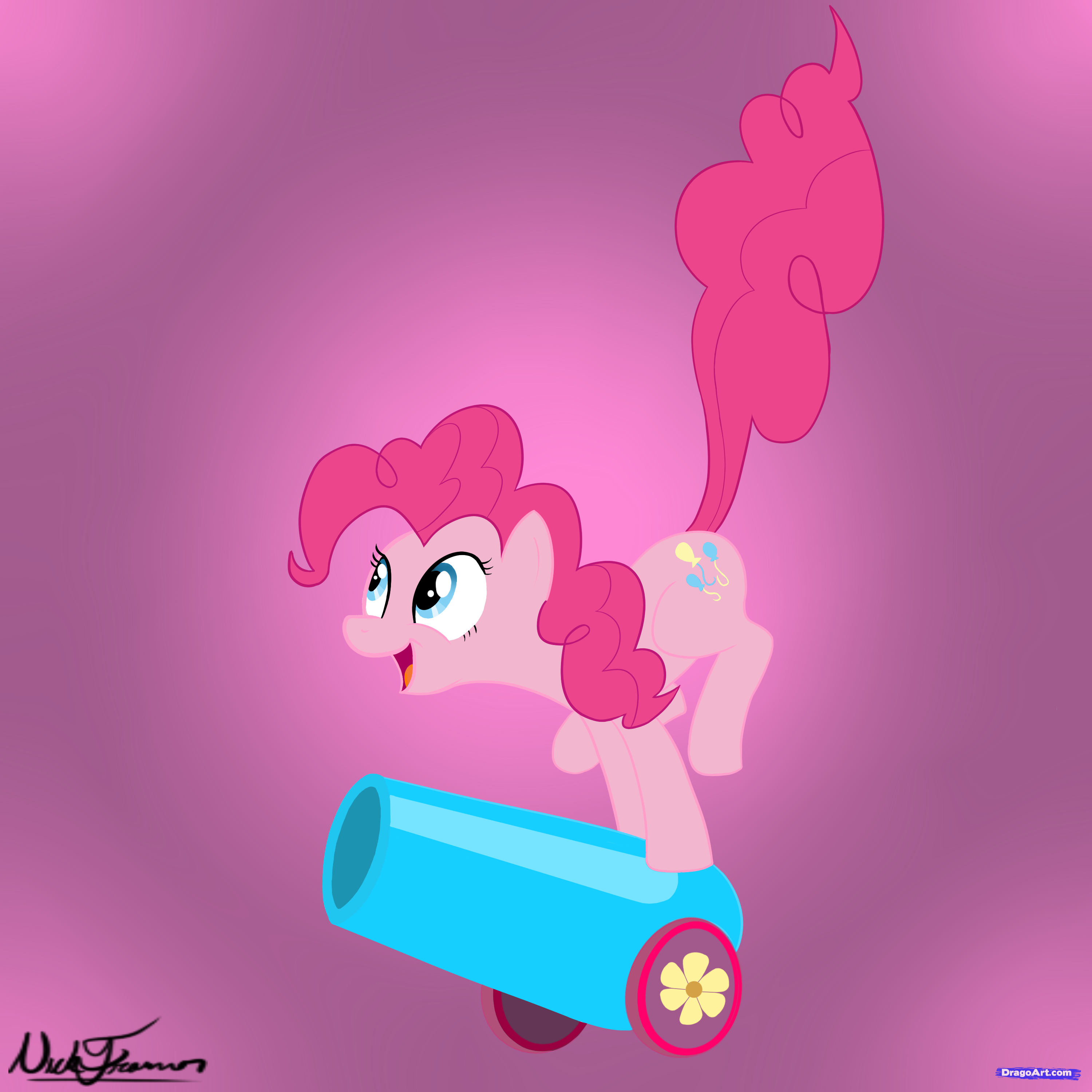 3000x3000 how to draw pinkie pie, my little pony, step - My Little Pony Drawing Pinkie Pie