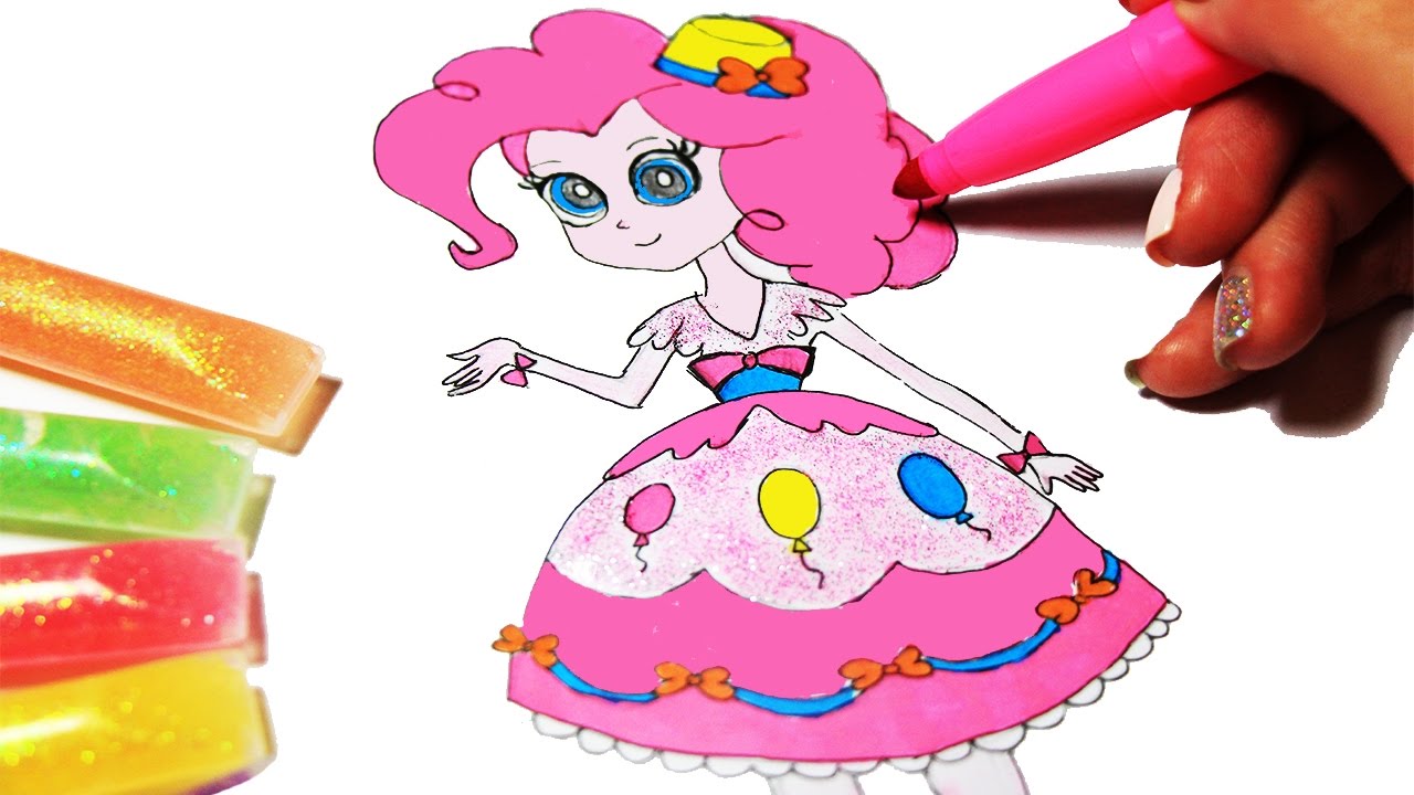 1280x720 my little pony how to draw pinkie pie equestria girl video - My Little Pony Drawing Pinkie Pie