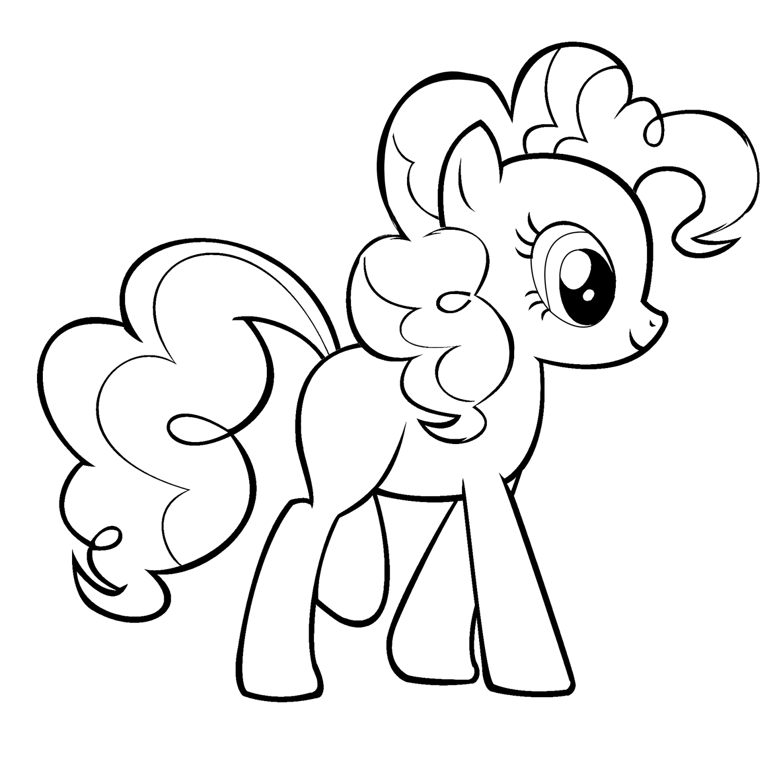 My Little Pony Pinkie Pie Para Colorear Jelitaf