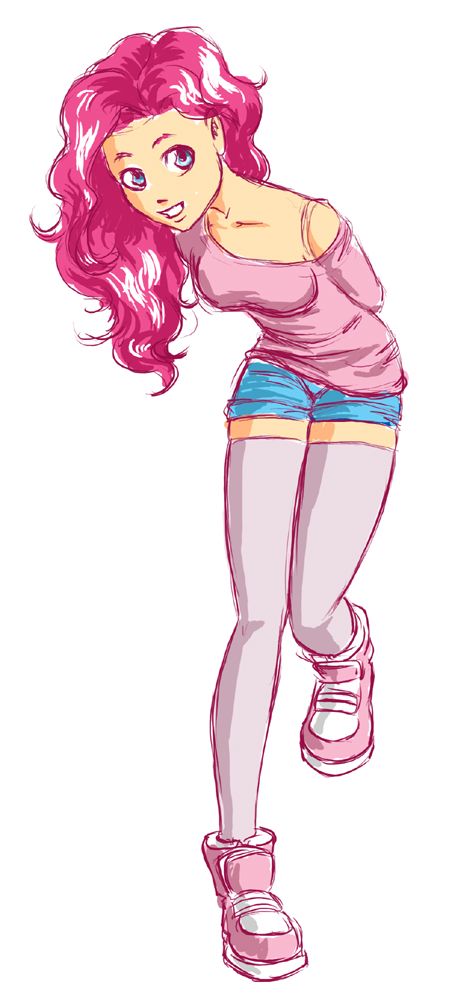449x1000 pinkie pie quick drawing - My Little Pony Drawing Pinkie Pie