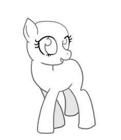 236x274 best my little pony bases images drawing base, mlp base, mlp pony - My Little Pony Drawing Template