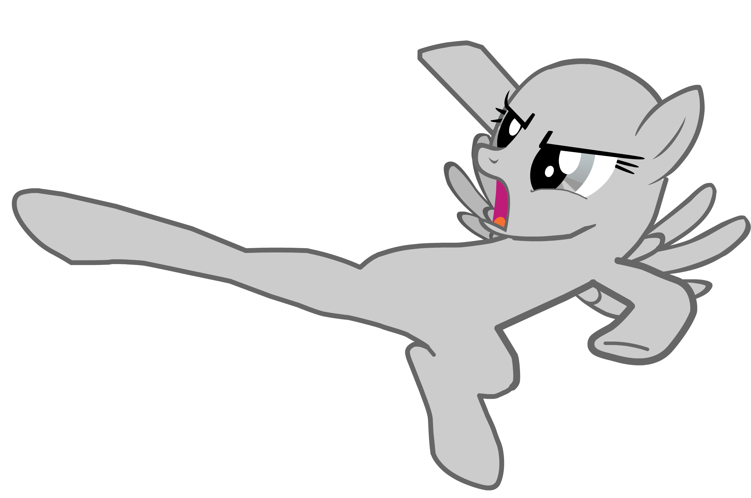 2500x1660 Alicorn Drawing Template Transparent Png Clipart Free Download - My Little Pony Drawing Template