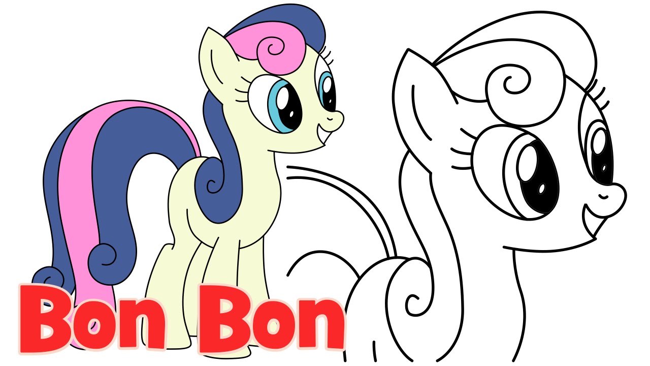 1280x720 how to draw bon bon my little pony friendship is magic drawing - My Little Pony Friendship Is Magic Drawing