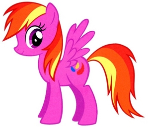 300x266 how to draw a pegasus pony - My Little Pony Outline Drawing