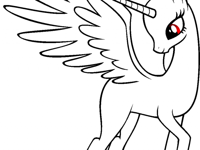 640x480 Drawn My Little Pony Outline - My Little Pony Outline Drawing