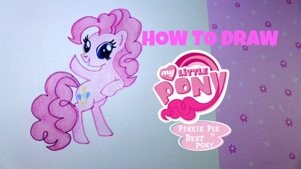 1280x720 How To Draw My Little Pony Pinkie Pie Colored Pencil Drawing - My Little Pony Pencil Drawing