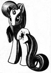 174x250 My Little Pony Twilight Sparkle Pencil Drawing - My Little Pony Pencil Drawing