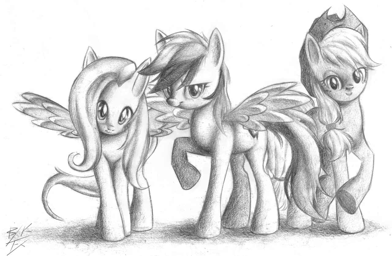 1280x835  - My Little Pony Pencil Drawing