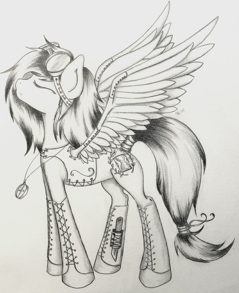 836x1024  - My Little Pony Pencil Drawing