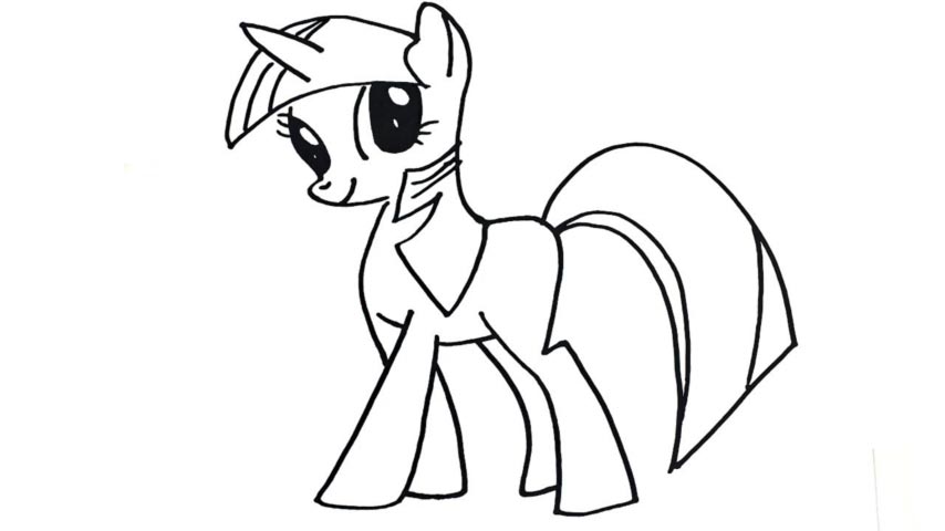 854x480 How To Draw My Little Pony - My Little Pony Pictures Drawing