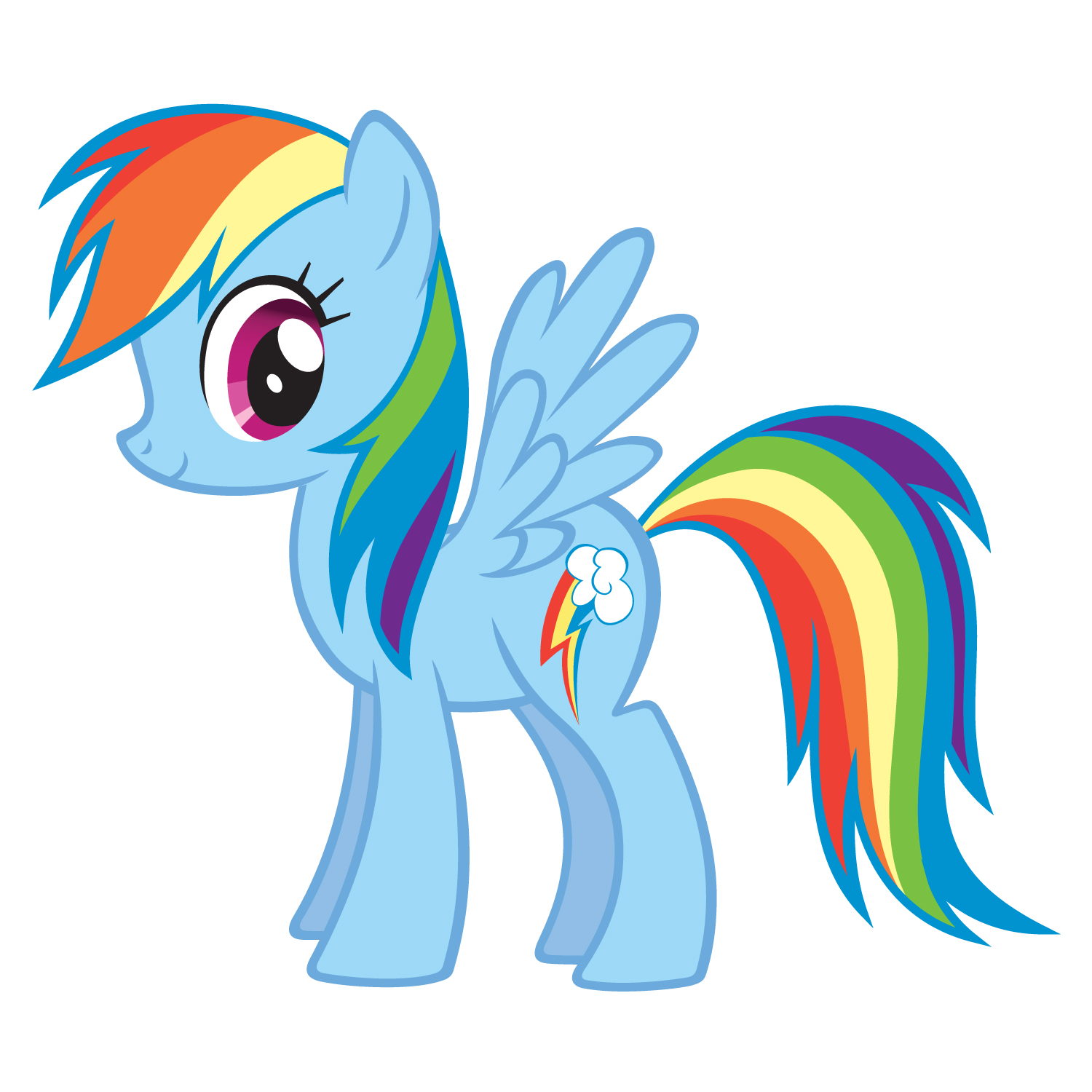 1500x1500 Stellar Four My Little Pony Cat - My Little Pony Rainbow Dash Drawing