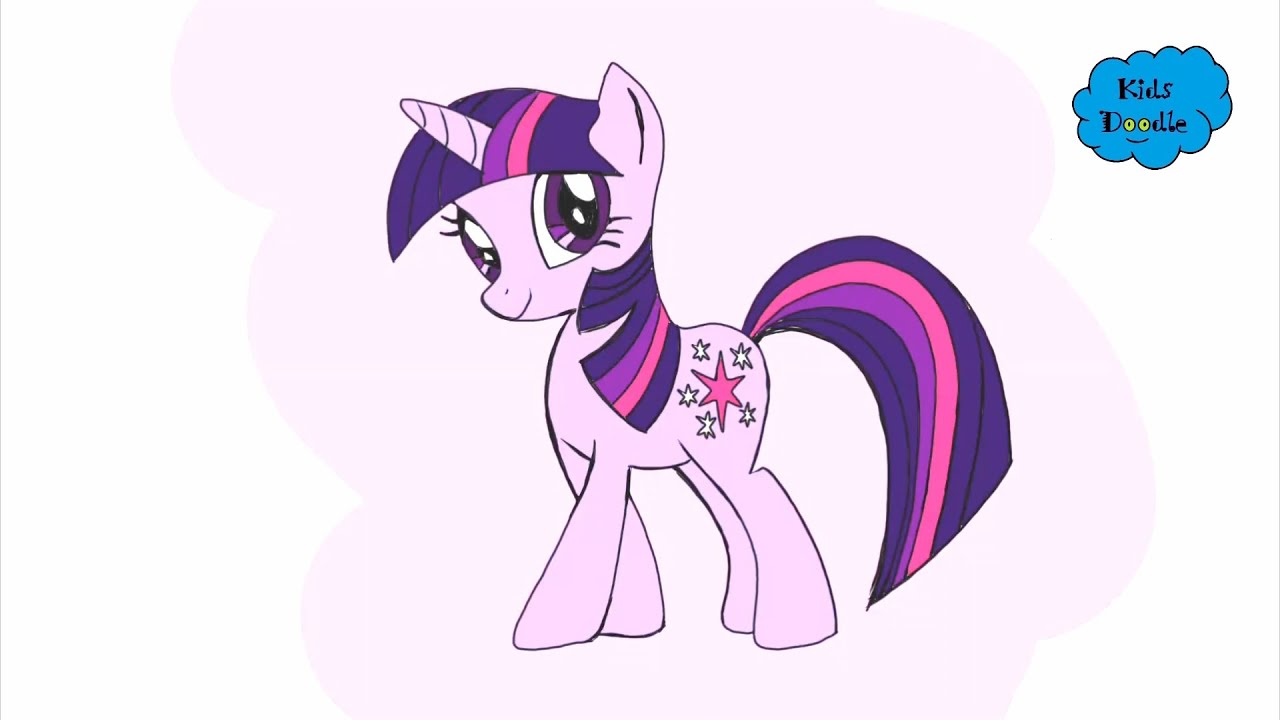 1280x720 how to draw twilight sparkle from my little pony episodes full - My Little Pony Twilight Sparkle Drawing