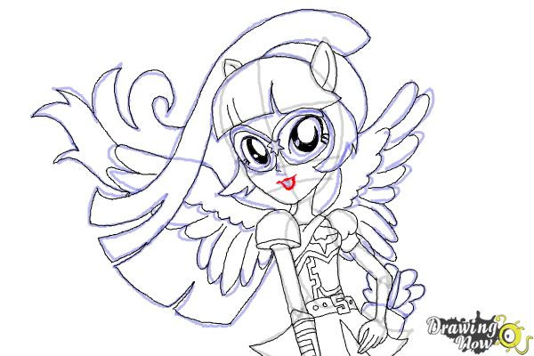 600x400 how to draw a pony how to draw twilight sparkle from my little - My Little Pony Twilight Sparkle Drawing