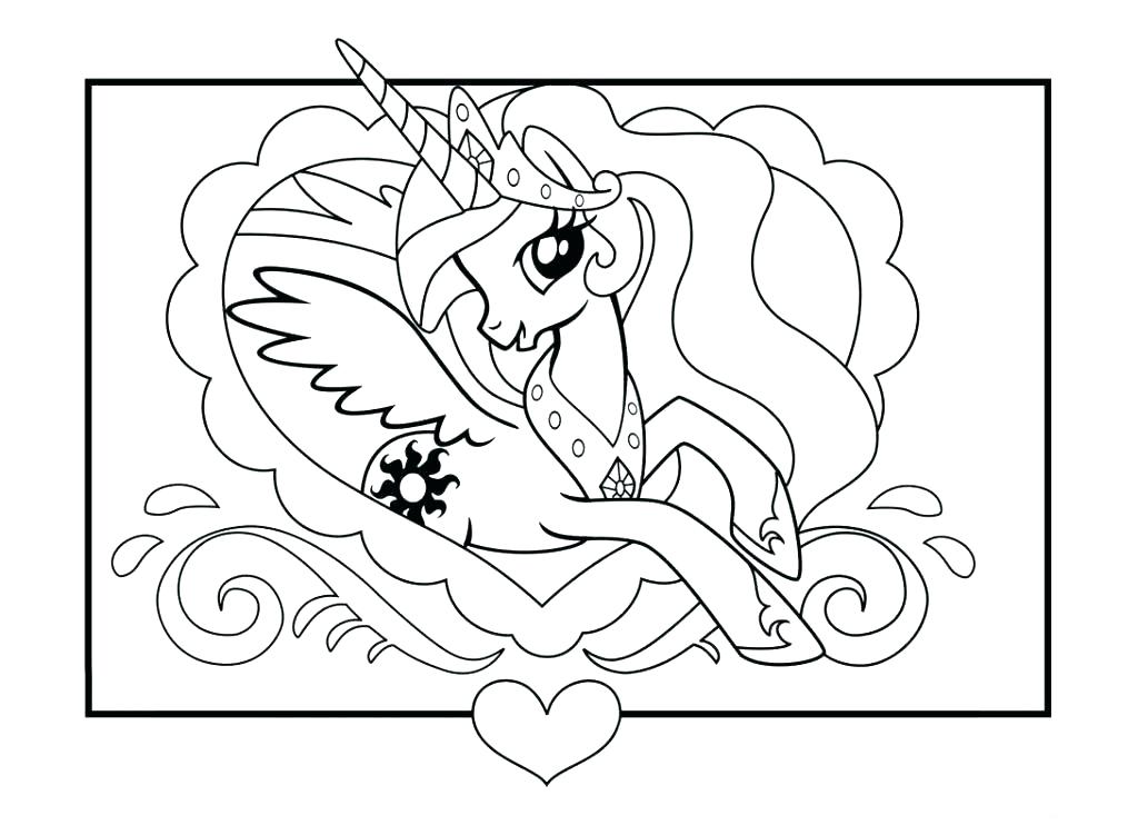 60 My Little Pony Happy Birthday Coloring Pages For Free