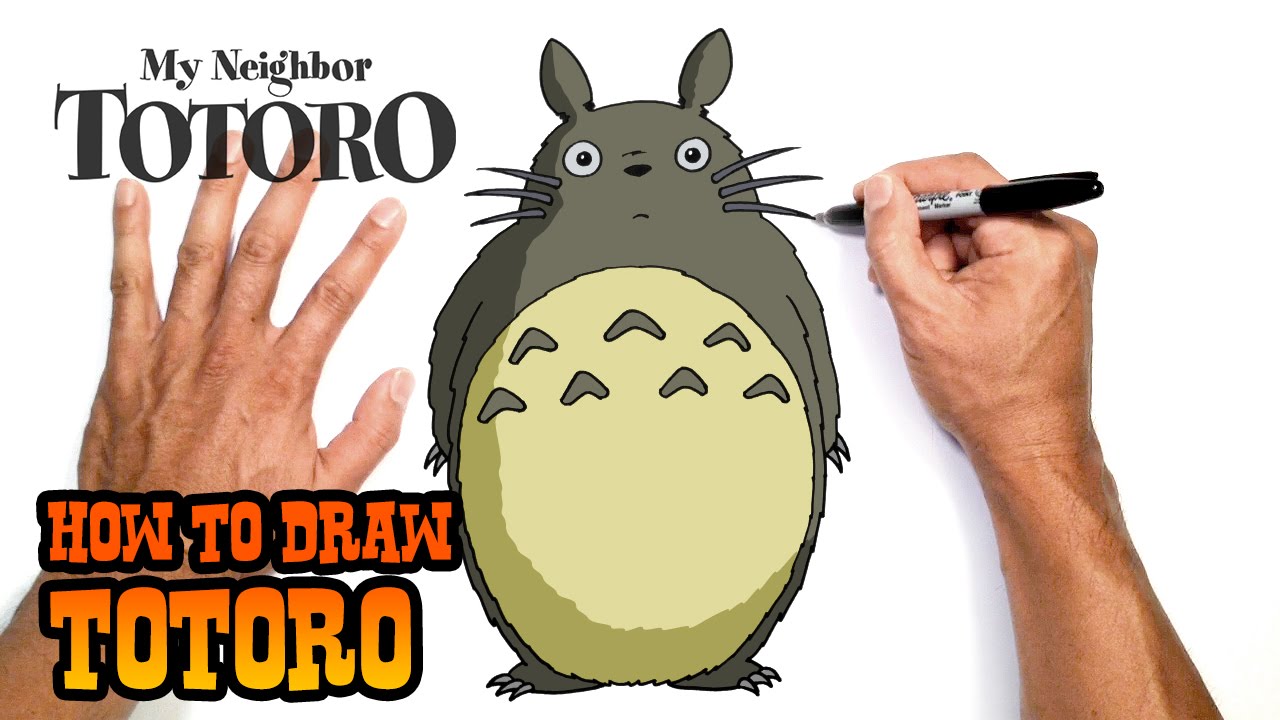 1280x720 How To Draw Totoro My Neighbour Totoro - My Neighbor Totoro Drawing