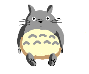 300x250 Totoro - My Neighbor Totoro Drawing