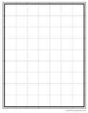 180x230 Grid Drawing Worksheet - Mystery Grid Drawing Worksheets