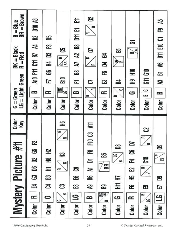 Mystery Grid Drawing Worksheets at PaintingValley.com | Explore ...