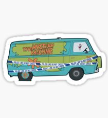 210x230 mystery machine drawing stickers redbubble - Mystery Machine Drawing