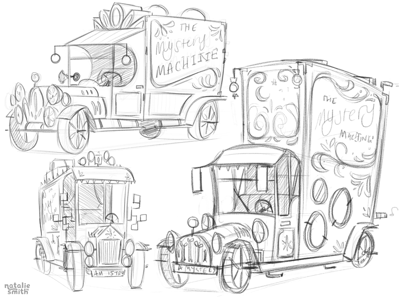 Mystery Machine Drawing at Explore collection of